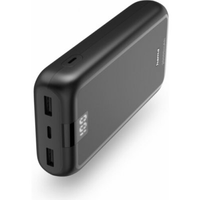 Hama Performance 20, powerbanka 20000 mAh, 3 A, výstup: 1x USB-C, 2x USB-A, LED displej – Zboží Živě