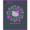 Hello Kitty Fleece deka Rosa šedá