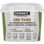 DEBBEX Univerzální disperzní lepidlo na PVC a koberce UNI 7400 5 kg kbelík světle béžová