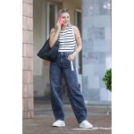 Re-dress jeans Dámské balónové džíny AUSTIN RE3223 Šedá – Zboží Dáma