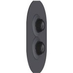 HL Těsnicí manžeta s továrně napojeným asfaltovým izolačním límcem, pro dvě potrubí DN40-50 - HL800.2/40-50 – Zbozi.Blesk.cz