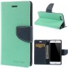 Pouzdro a kryt na mobilní telefon Apple Mercury / kryt pro Apple iPhone 6 / 6S - Mercury, Fancy Diary Mint/Navy