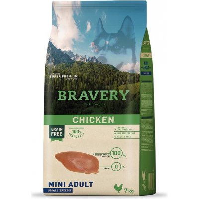 Bravery Dog Adult Mini Chicken 2 x 7 kg – Zboží Mobilmania