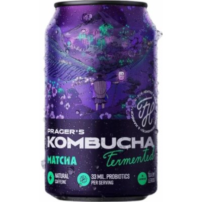 Prager´s Kombucha Matcha 330 ml – Zboží Dáma