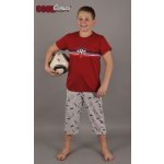 Vienetta Secret chlapecké pyžamo Fotbal Tříčtvrteční Červená – Zboží Mobilmania