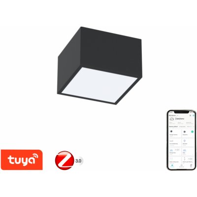 Immax NEO CANTO Smart stropní svítidlo 15x15cm 12W černé Zigbee 3.0 – Zbozi.Blesk.cz