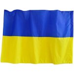 Vlajka: Ukrajina [150x100, šitá, s tunelem] – Hledejceny.cz
