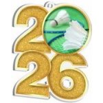 Poháry Bauer Akrylátová medaile MDA2026M18 Badminton – Zboží Dáma