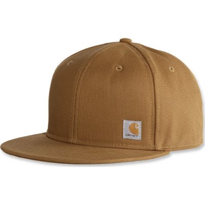 CARHARTT CAP FIRM DUCK FLAT BRIM CAP CARHARTT BROWN – Zboží Mobilmania