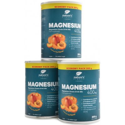 Natures Finest Magnesium drink mix 400 mg serving 3 x 200 g – Hledejceny.cz