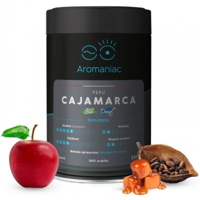 Aromaniac Peru Cajamarca bez kofeinu bio 250 g – Zboží Mobilmania