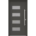 ARON vchodové dveře 3121-1 antracit 100 x 210 cm P – Hledejceny.cz