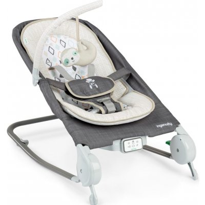 INGENUITY Lehátko masážní vibrující s melodií Happy Belly™ do 9 kg – Zboží Mobilmania