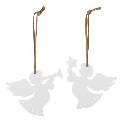 Keramická vánoční ozdoba Angels White set 2 ks Bloomingville – Hledejceny.cz