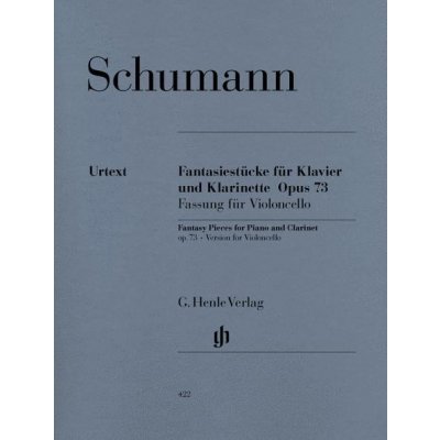 Robert Schumann Fantasy Pieces For Piano And Clarinet Op.73 noty na violoncello klavír – Hledejceny.cz