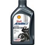 Shell Advance Ultra 4T 15W-50 1 l – Hledejceny.cz