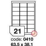 Rayfilm R0100.0410A samolepící 63,5x38,1mm bílé 100 listů – Zboží Dáma