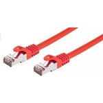 C-TECH CB-PP6F-025R patch, Cat6, FTP, 0,25m, červený – Zboží Živě