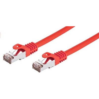 C-TECH CB-PP6F-025R patch, Cat6, FTP, 0,25m, červený – Zboží Živě