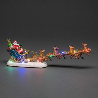 Konstsmide Christmas LED scenérie Santa Claus na saních - 4205-000 – Hledejceny.cz