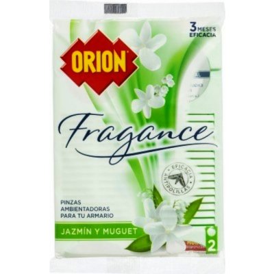 Orion Fragrance Jasmín a konvalinka závěsné kolíčky proti molům 2 kusy