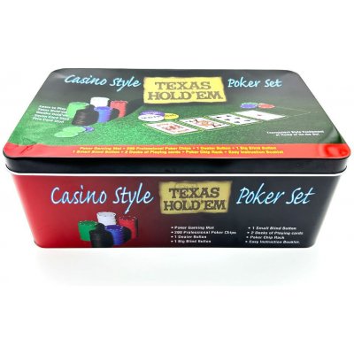 Gamecenter Poker set Style Texas Hold'Em 200 ks – Zboží Mobilmania