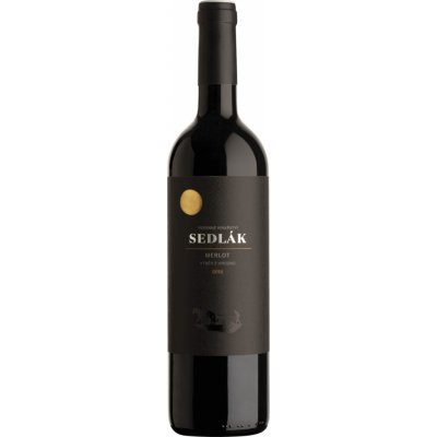 Vinařství Sedlák Merlot výběr z hroznů 2022 13,5% 0,75 l (holá láhev) – Hledejceny.cz