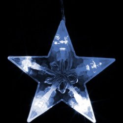 Voltronic Vánoční dekorace svítící hvězdy 150 LED studená bílá M59575