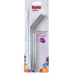 Toro brčka nerezová Eco set 4 ks + 1 ks čisticí kartáček – Sleviste.cz