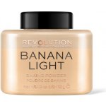 make-up Revolution Loose Baking Powder Banana Light Transparentní pudr 32,0 g – Zbozi.Blesk.cz