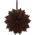 Star Trading, Vánoční dekorace papírová hvězda ICE, 50 cm | hnědá – Hledejceny.cz