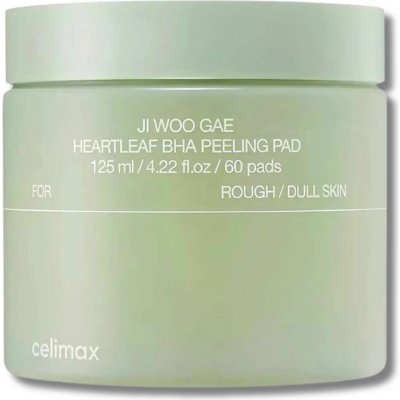 celimax Ji Woo Gae Cica BHA Blemish Toner Pad exfoliační polštářky pro citlivou pleť se sklonem k akné 60 ks – Sleviste.cz