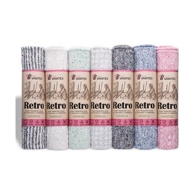 Vamtex Retro tkaný hadr na podlahu v roli 60 x 60 cm 1 ks – Zboží Dáma