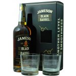 Jameson Black Barrel 40% 0,7 l (dárkové balení 2 sklenice) – Hledejceny.cz
