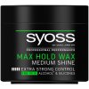 Přípravky pro úpravu vlasů Syoss Max Hold stylingový vosk s extra silnou fixací 150 ml