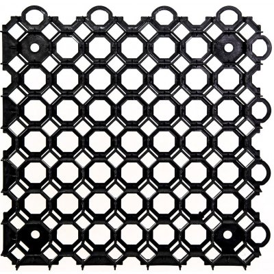 Zatravňovací dlaždice , 50 x 50 x 4 cm, černá – Zboží Mobilmania