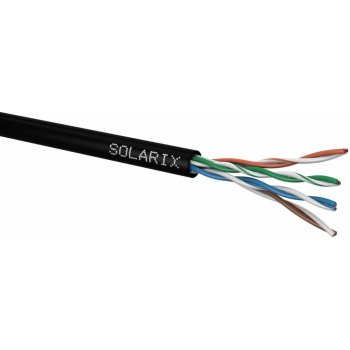 Solarix SXKD-5E-UTP-PE venkovní UTP, Cat5E, drát, PE, box, 100m