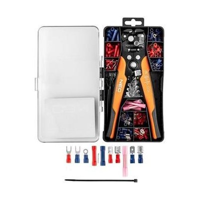 Automatické kleště odizolovací, krimpovací 200mm + konektrory 230ks – Sleviste.cz