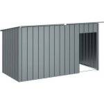 vidaXL Psí bouda se střechou antracitová 196 x 91 x 110 cm – Sleviste.cz