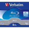 8 cm DVD médium Verbatim BD-R SL 25GB 6x, jewel, 5ks (43715)