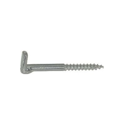 Hák s křížovou drážkou , závit do dřeva 5,2x50 mm, ocel pozink – Hledejceny.cz