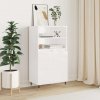 Regál a polička Prolenta Maison Exclusive Skříň highboard bílá s vysokým leskem 60 x 36 x 110 cm kompozit