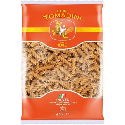 Tomadini semolinová celozrnné těstoviny Fusilli 0,5 kg
