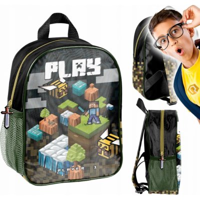 Paso batoh Minecraft černý/zelený – Zboží Mobilmania
