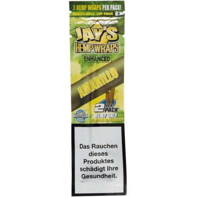 Juicy Jay's Konopné Blunty Hemp Wraps Amarillo s Terpeny 2 ks – Zboží Mobilmania