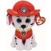 Plyšák Beanie Babies Meteor PAW PATROL Marshall 24 cm