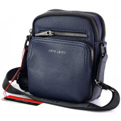 Pierre Cardin Malá pánská dvouoddílová crossbody taška no. 06 modrá