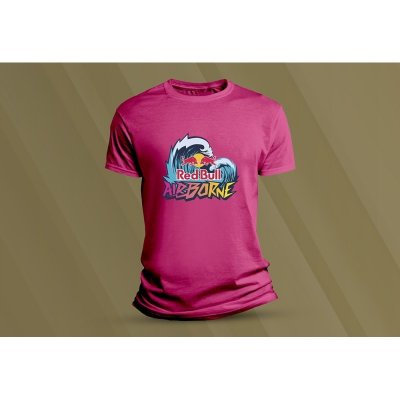 Sandratex dětské bavlněné tričko Red Bull AirBorne. fuchsia – Zboží Dáma