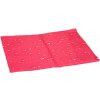 Autovýbava Flamingo Cooling Pad Fresk Chladící podložka pro psy bubliny červená 70 x 50 cm