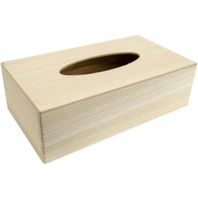 Indecor Box na papírové kapesníky dřevo 26 x 14 x 8 cm – Zboží Mobilmania